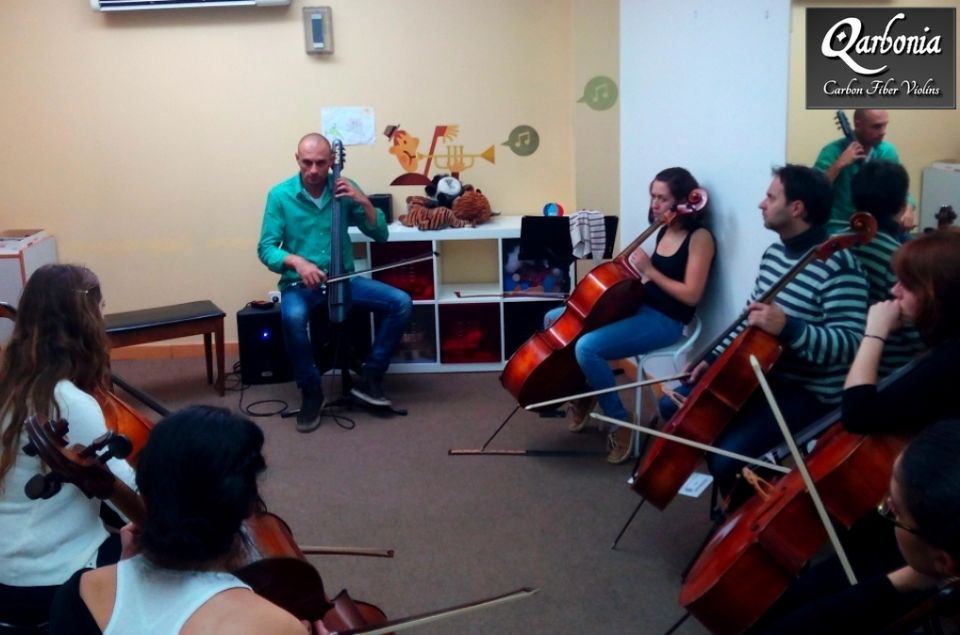 Taller De Cuerdas Extremas, Con Ernesto Briceño Y Barnabás Hangonyi 14 QARBONIA FIDDLE WEEKEND ERNESTO BRICEÑO BARNABAS HANGONYI