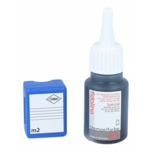FIDOLINO PARA ESTAMPAR PENTAGRAMA SIMPLE + TINTA M-2